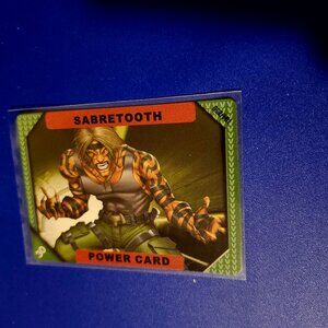 sabretooth #104 power card marvel recharge
